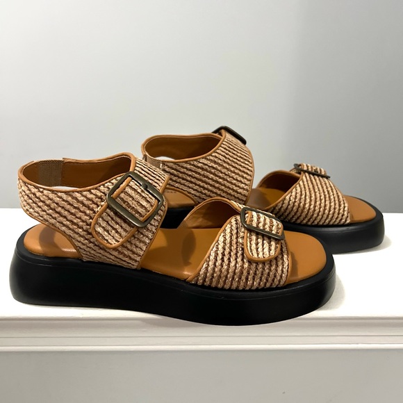 🌻🆕FREE PEOPLE Mandi Weave Sandals-Size 8 - Picture 14 of 17